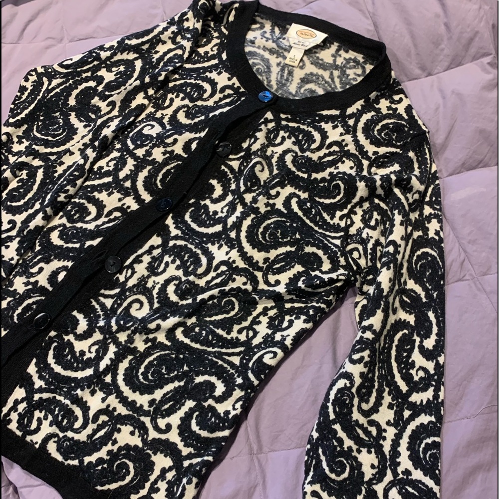 Talbot’s button sweater
